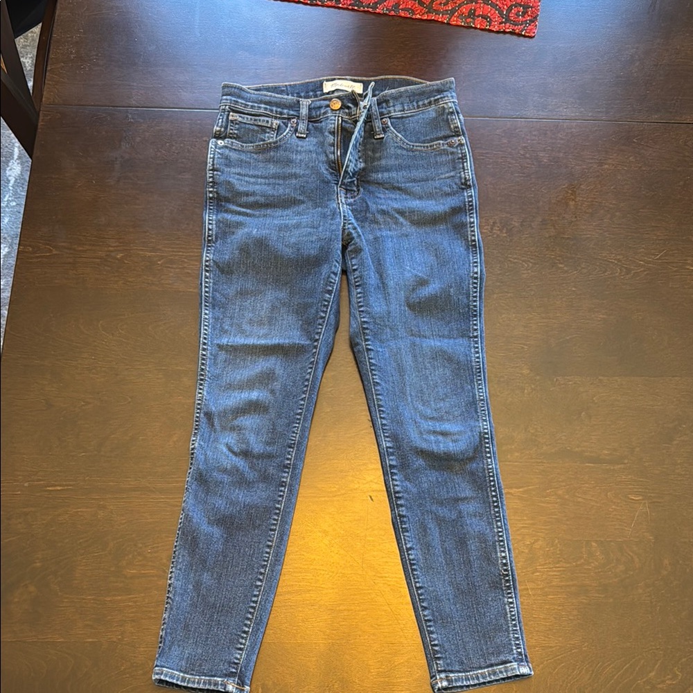 Madewell Blue Skinny Jeans Classic Fit